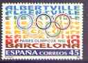 Spain 1992 Albertville Winter Olympics & Barcelona Summer Olympics unmounted mint, SG 3179