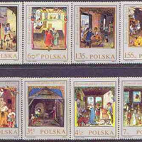 Poland 1969 Miniatures from Behem's Code perf set of 8 unmounted mint, SG 1943-50
