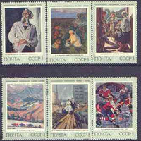 Russia 1973 History of Russian Painting perf set of 6 unmounted mint, SG 4193-98