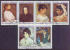 St Thomas & Prince Islands 1982 Paintings of Women by Picasso perf set of 6 fine cds used, Mi 801-06