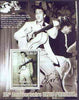 Congo 2002 25th Death Anniversary of Elvis Presley perf souvenir sheet #2 (1955 B&W pic of Elvis with guitar in Tampa) unmounted mint