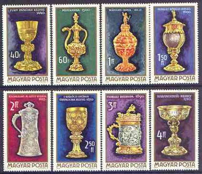 Hungary 1970 Goldsmith's Craft - Treasures from National Museum perf set of 8 unmounted mint, SG 2554-61