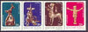 Hungary 1977 Stamp Day - Art Treasures perf set of 4 unmounted mint, SG 3121-24