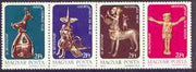 Hungary 1977 Stamp Day - Art Treasures perf set of 4 unmounted mint, SG 3121-24