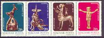 Hungary 1977 Stamp Day - Art Treasures perf set of 4 unmounted mint, SG 3121-24
