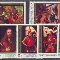 Hungary 1978 450th Death Anniversary of Albrecht Durer perf set of 7 unmounted mint, SG 3221-27