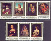 Hungary 1983 500th Birth Anniversary of Raphael perf set of 7 unmounted mint, SG 3495-3501