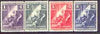 Uruguay 1930 Fund for Old People perf set of 4 unmounted mint, SG 655-58