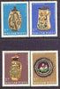 Hungary 1968 Stamp Day - Ceramics perf set of 4 unmounted mint, SG 2391-94