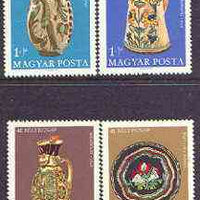 Hungary 1968 Stamp Day - Ceramics perf set of 4 unmounted mint, SG 2391-94