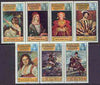 Aden - Qu'aiti 1967 Paintings perf set of 7 unmounted mint, Mi 108-14A