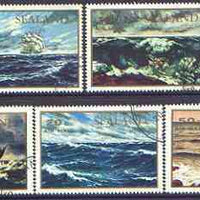 Sealand 1970 Seascapes perf set of 5 cto used