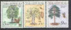 Czech Republic 1993 Trees perf set of 3 unmounted mint, SG 30-32
