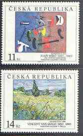 Czech Republic 1993 Art - 1st issue perf set of 2 unmounted mint, SG 33-34