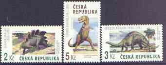 Czech Republic 1994 Prehistoric Animals perf set of 3 unmounted mint, SG 48-50