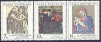 Czech Republic 1994 Art - 2nd issue perf set of 3 unmounted mint, SG 62-64