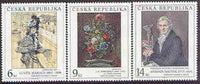 Czech Republic 1995 Art - 3rd issue perf set of 3 unmounted mint, SG 116-18