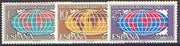 Spain 1963 World Stamp Day perf set of 3 unmounted mint, SG 1570-72