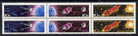 Russia 1963 Cosmonautics Day set of 6 unmounted mint, SG 2843-45 x 2, Mi 2747-52