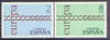 Spain 1971 Europa - Chain perf set of 2 unmounted mint SG 2089-90