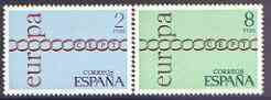 Spain 1971 Europa - Chain perf set of 2 unmounted mint SG 2089-90