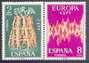 Spain 1972 Europa perf set of 2 unmounted mint SG 2148-49