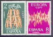 Spain 1972 Europa perf set of 2 unmounted mint SG 2148-49