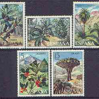 Spain 1973 Spanish Flora (2nd issue) perf set of 5 unmounted mint, SG 2178-82