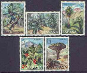 Spain 1973 Spanish Flora (2nd issue) perf set of 5 unmounted mint, SG 2178-82