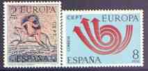 Spain 1973 Europa perf set of 2 unmounted mint SG 2183-84
