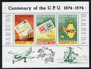 Barbuda 1974 Universal Postal Union m/sheet unmounted mint SG MS 180