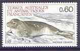 French Southern & Antarctic Territories 1984 Crabeater Seal 60c from Wildlife set unmounted mint, SG 184
