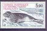 French Southern & Antarctic Territories 1984 Crabeater Seal 5f90 from Wildlife set unmounted mint, SG 187