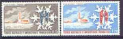 French Southern & Antarctic Territories 1984 Glaciology perf set of 2 unmounted mint, SG 182-83