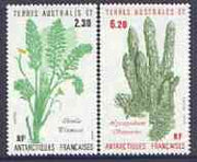 French Southern & Antarctic Territories 1986 Plants perf set of 2 unmounted mint, SG 216-17