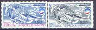 French Southern & Antarctic Territories 1985 Biomass perf set of 2 unmounted mint, SG 200-01