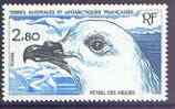 French Southern & Antarctic Territories 1985 Snow Petrel 2f80 from Wildlife set unmounted mint, SG 197
