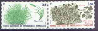 French Southern & Antarctic Territories 1987 Plants perf set of 2 unmounted mint, SG 221-22