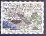 French Southern & Antarctic Territories 1986 SPOT Surveillance Satellite 8f unmounted mint, SG 219
