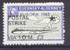 Guernsey - Alderney 1971 POSTAL STRIKE overprinted on Viscount 3s (from 1965 Europa Aircraft set) additionaly overprinted 'VIA IOM £3' unmounted mint