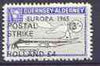 Guernsey - Alderney 1971 POSTAL STRIKE overprinted on Viscount 3s (from 1965 Europa Aircraft set) additionaly overprinted 'VIA HOLLAND £4' unmounted mint