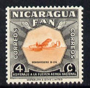 Nicaragua 1954 National Air Force Commemoration - 4c B-24 Bomber unmounted mint SG 1212