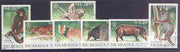 Nicaragua 1990 FAO - Animals perf set of 7 fine used*