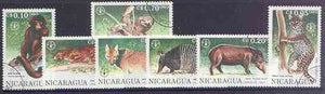 Nicaragua 1990 FAO - Animals perf set of 7 fine used*