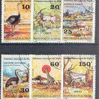 Niger Republic 1971 Animals perf set of 6 fine used, SG 839-44*