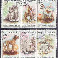 Rumania 1994 Young Domestic Animals perf set of 6 fine cto used, SG 5678-83*