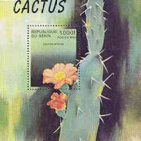 Benin 1999 Cactus Flowers m/sheet unmounted mint