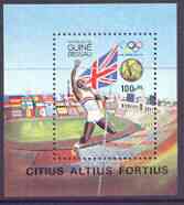 Guinea - Bissau 1984 Los Angeles Olympic Games - Gold Medallists perf m/sheet unmounted mint, SG MS 903