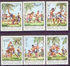 Laos 1982 Wrestling perf set of 6 unmounted mint, SG 527-32