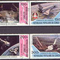 Congo 1981 Conquest of Space perf set of 4 cto used, SG 796-99